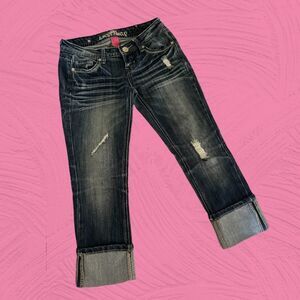 Almost Famous Cropped Low Rise Jeans